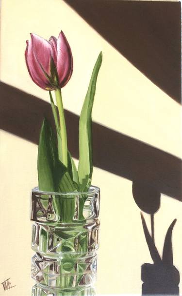 Original Photorealism Floral Paintings by Ira Whittaker