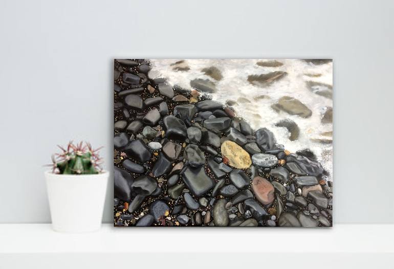 Original Photorealism Seascape Painting by Ira Whittaker