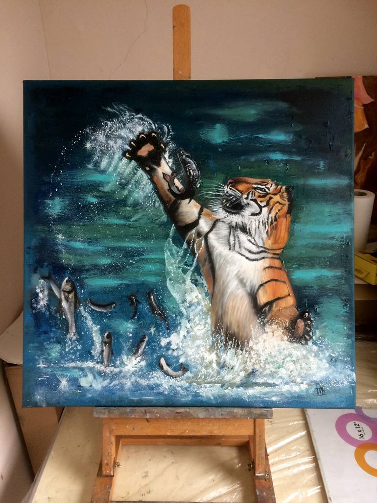 Original Animal Painting by Ira Whittaker