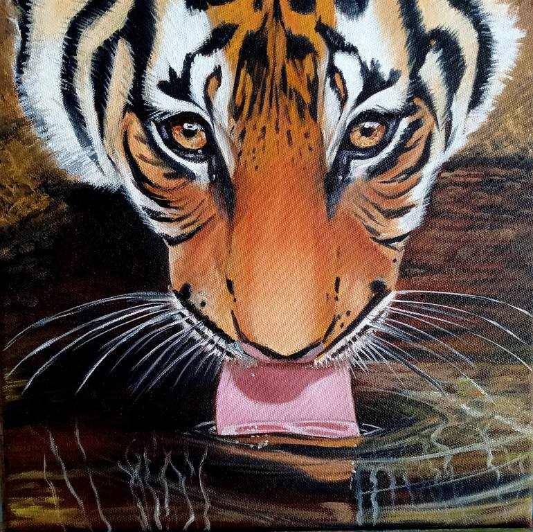 Original Animal Painting by Ira Whittaker