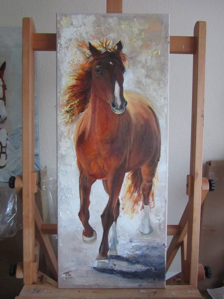 Original Horse Painting by Ira Whittaker