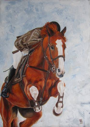 Original Expressionism Horse Paintings by Ira Whittaker