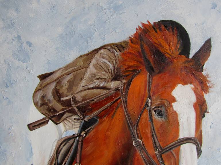 Original Expressionism Horse Painting by Ira Whittaker