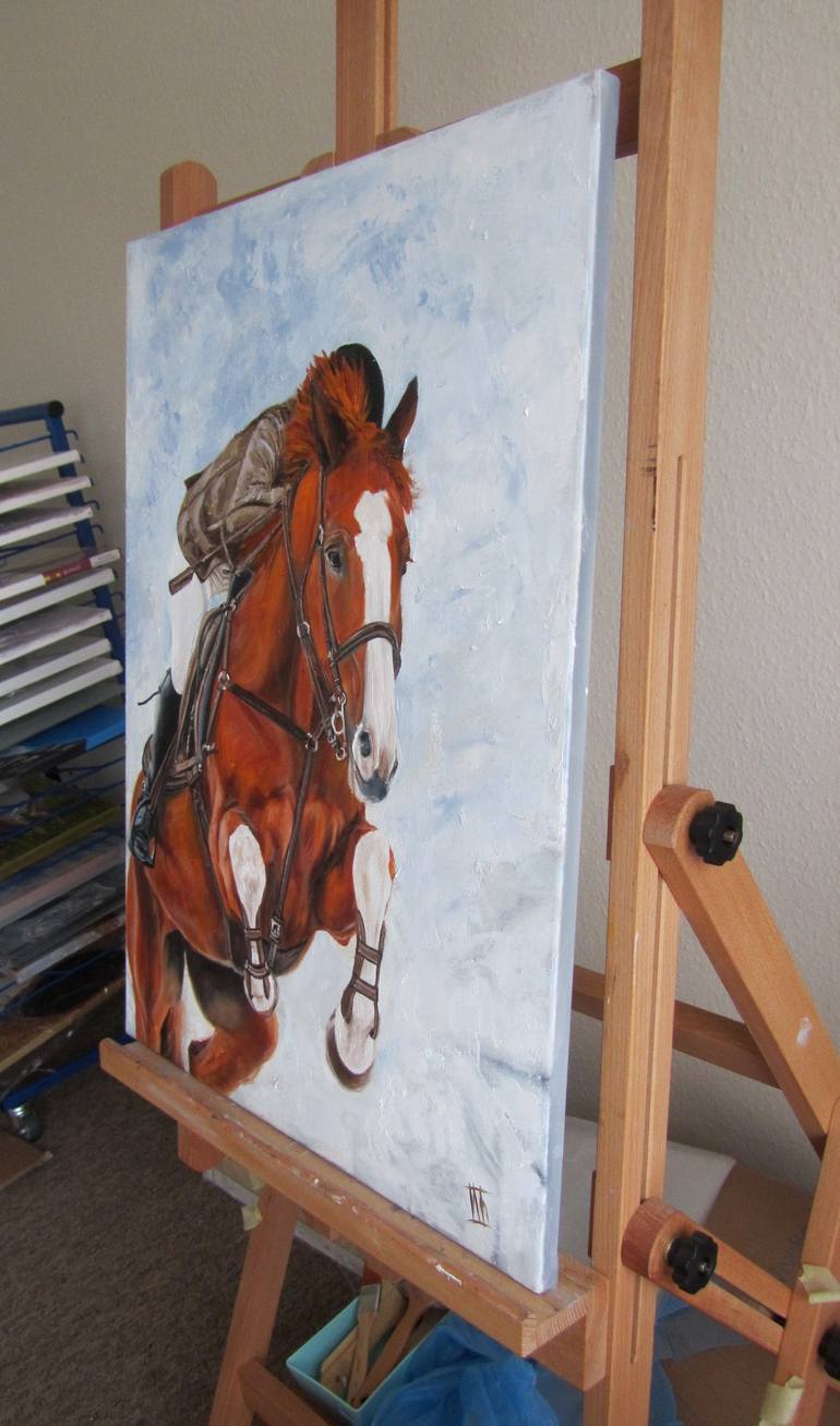 Original Expressionism Horse Painting by Ira Whittaker