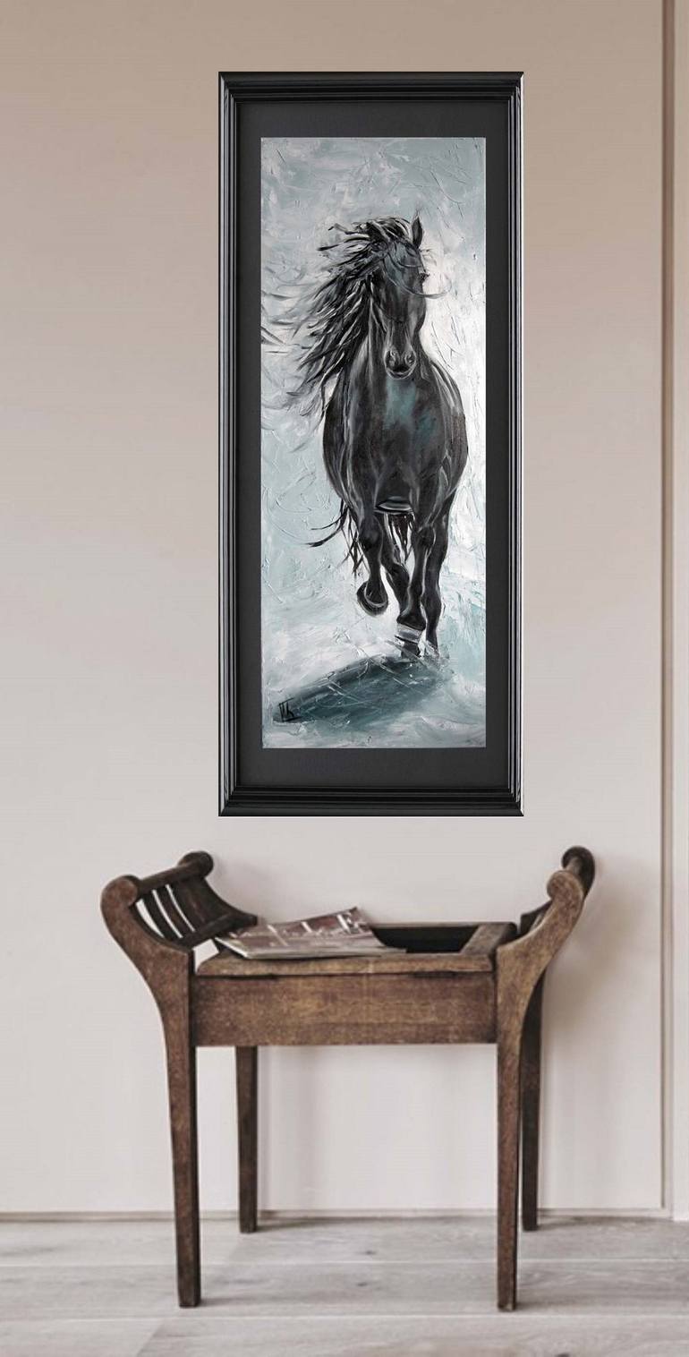 Original Figurative Horse Painting by Ira Whittaker