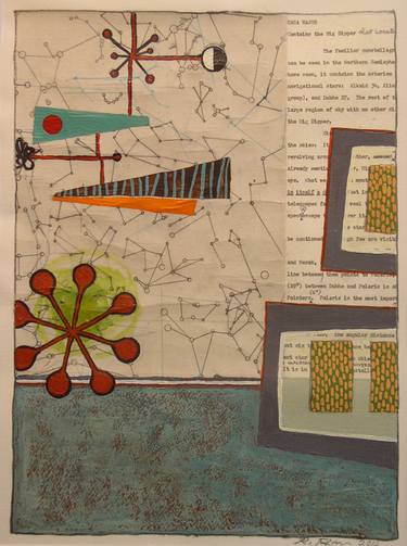 Original Abstract Collage by Rachel H Paxton