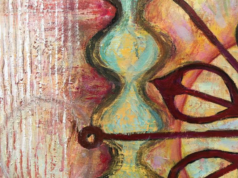 Original Abstract Expressionism Abstract Painting by Rachel H Paxton