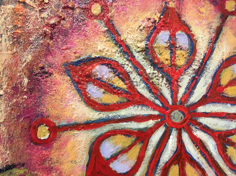Original Abstract Expressionism Abstract Painting by Rachel H Paxton
