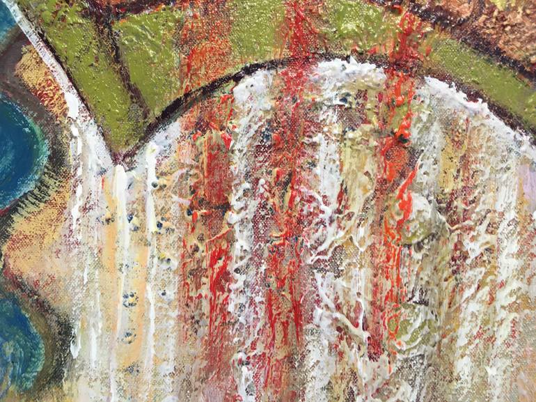Original Abstract Expressionism Abstract Painting by Rachel H Paxton