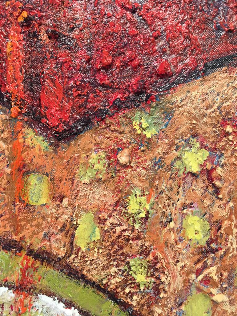 Original Abstract Expressionism Abstract Painting by Rachel H Paxton