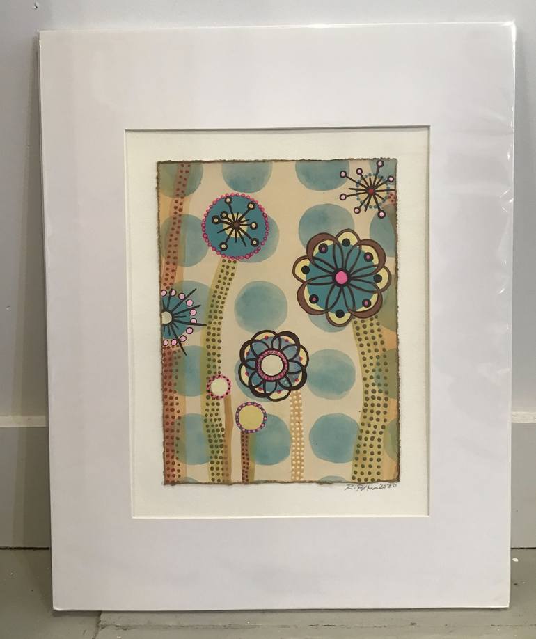 Original Floral Painting by Rachel H Paxton