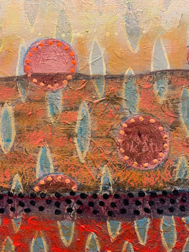 Original Expressionism Abstract Painting by Rachel H Paxton