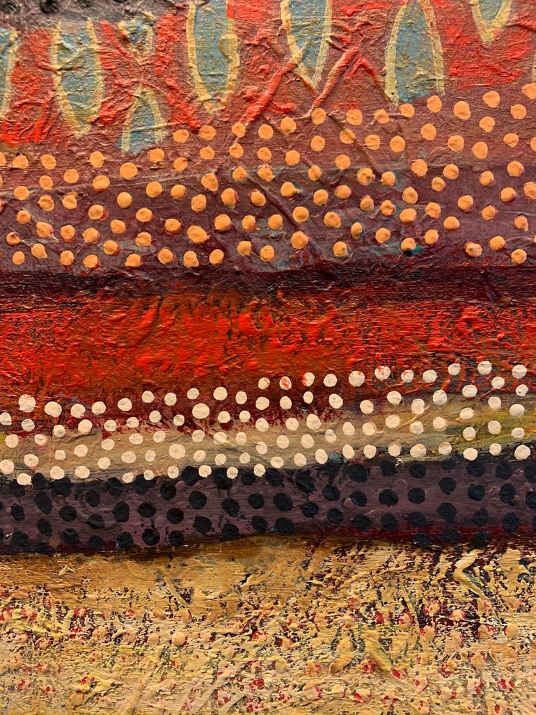 Original Expressionism Abstract Painting by Rachel H Paxton