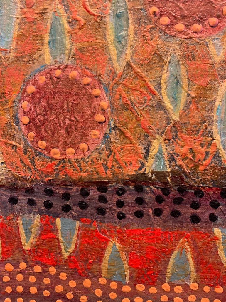 Original Expressionism Abstract Painting by Rachel H Paxton