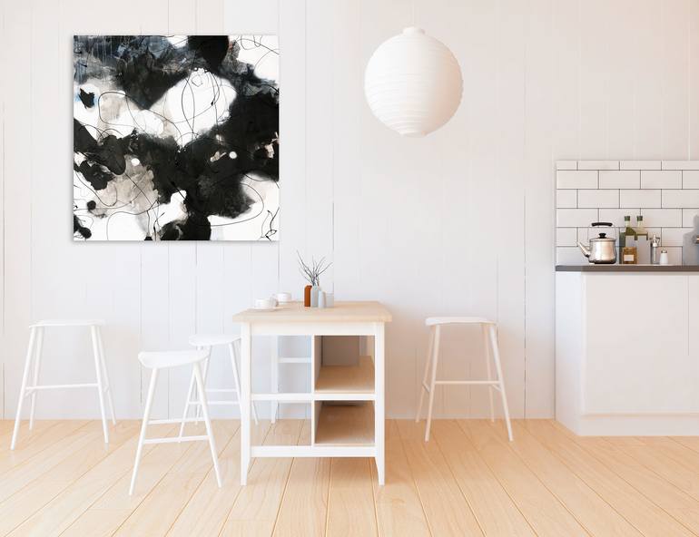 Original Abstract Painting by Vibeke Lerfeldt Bjerker