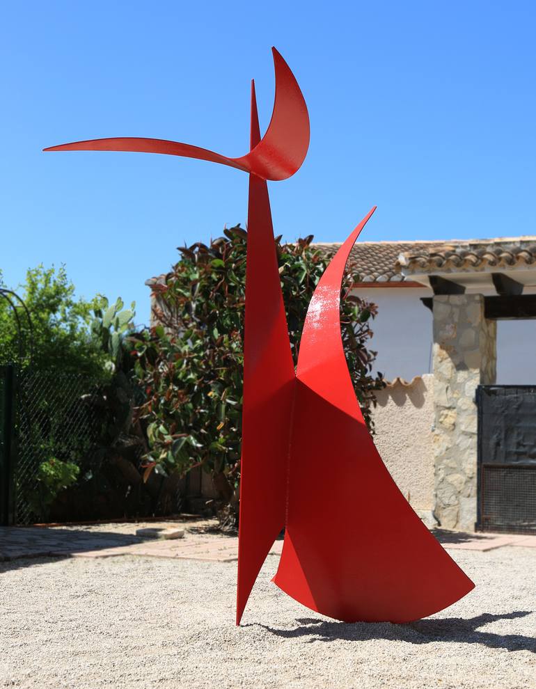 Original Abstract Sculpture by Teo San José