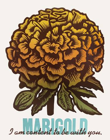 Original Floral Printmaking by Martin Mazorra