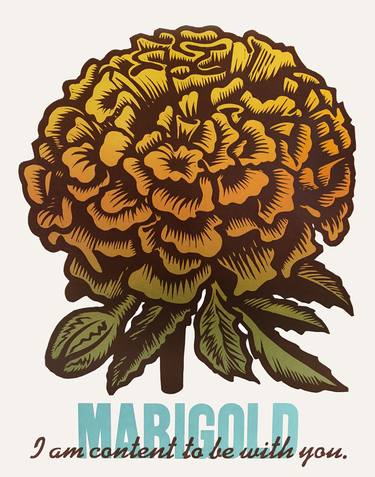 Original Realism Floral Printmaking by Martin Mazorra