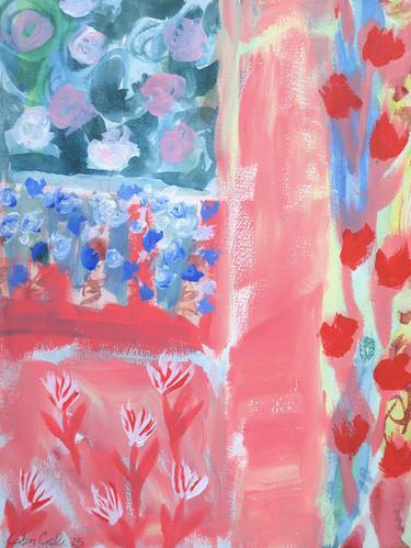 Original Expressionism Garden Painting by Colin Gale