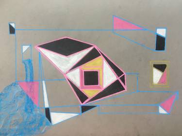 Original Surrealism Geometric Paintings by Dave Albrecht