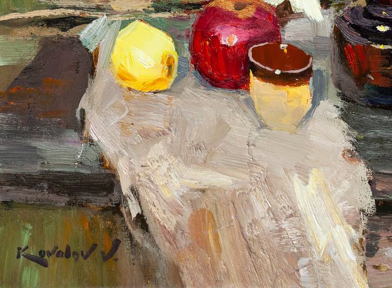 Original Still Life Painting by Volodymyr Kovalov