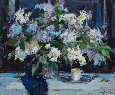 Original Impressionism Still Life Paintings by Volodymyr Kovalov