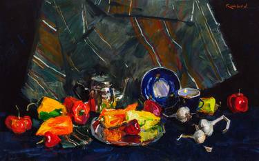 Original Impressionism Still Life Paintings by Volodymyr Kovalov