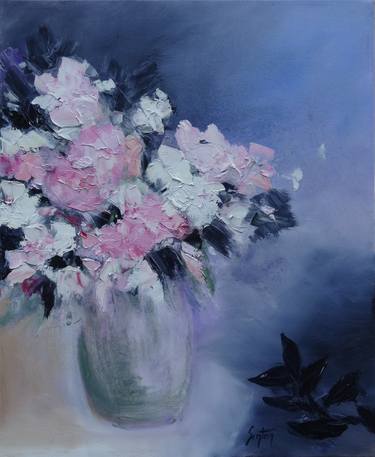 Print of Floral Paintings by Martine SENTEIN