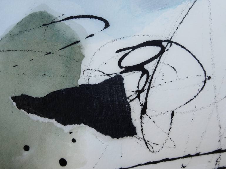 Original Abstract Expressionism Abstract Painting by Martine Sentein