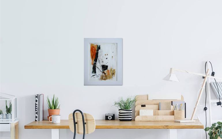 Original Fine Art Abstract Collage by Martine SENTEIN