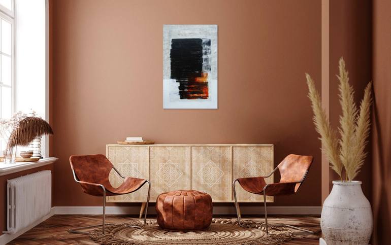 Original Abstract Expressionism Abstract Painting by Martine Sentein