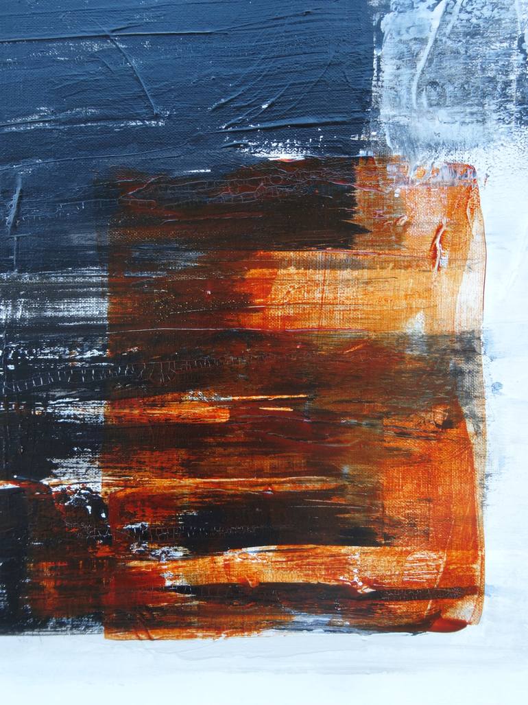 Original Abstract Expressionism Abstract Painting by Martine Sentein