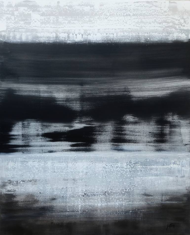 Print of Abstract Expressionism Abstract Paintings by Martine Sentein