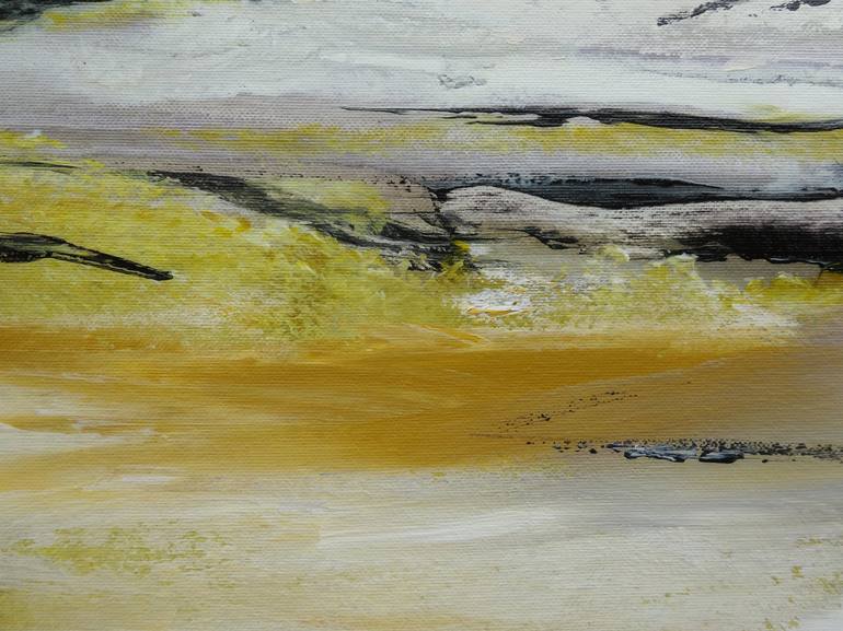 Original Abstract Landscape Painting by Martine SENTEIN