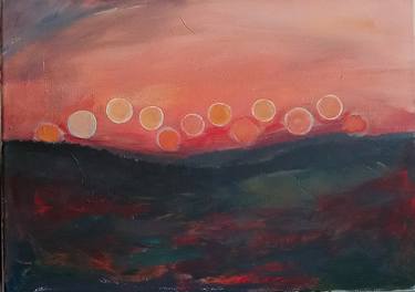 Original Abstract Landscape Paintings by Anita Sieradzka