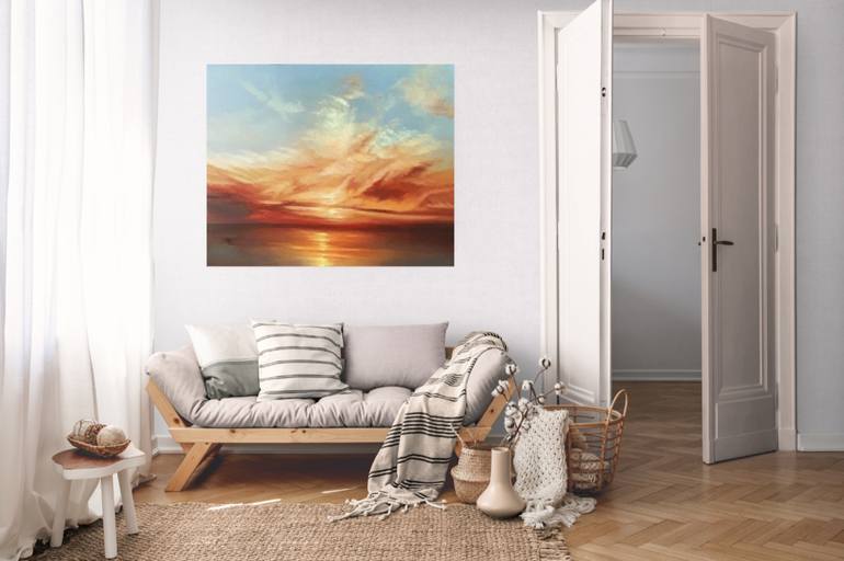 Original Photorealism Seascape Painting by Olena Topliss