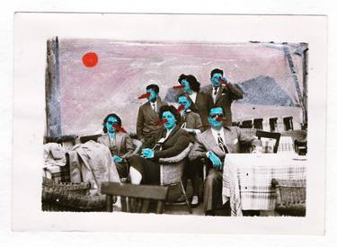 Original Abstract Family Collage by Nazhen Aban