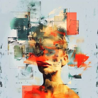 Original Abstract People Digital by Javier Sempere