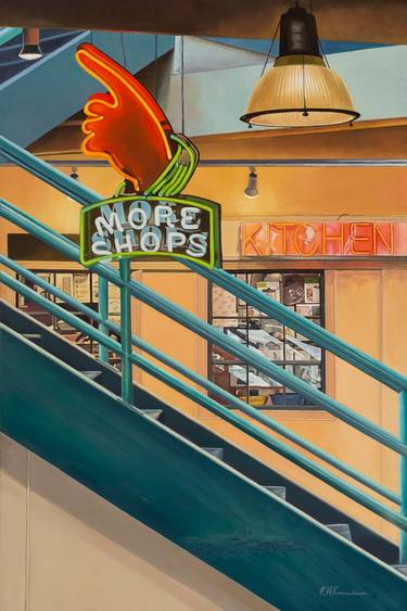 Original Contemporary Architecture Paintings by Kevin H Komadina