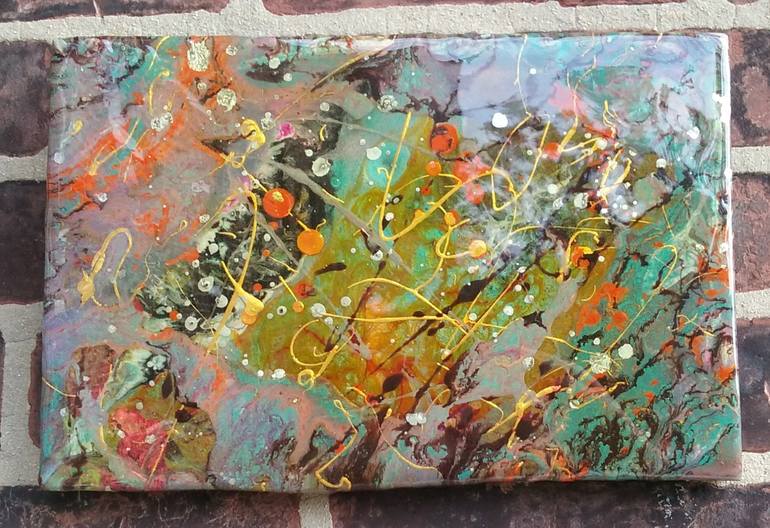 Original Abstract Expressionism Abstract Painting by Stacy Defrancesco