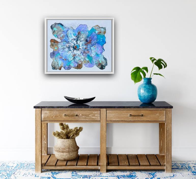 Original Abstract Botanic Painting by Jessica Ruth Freedman