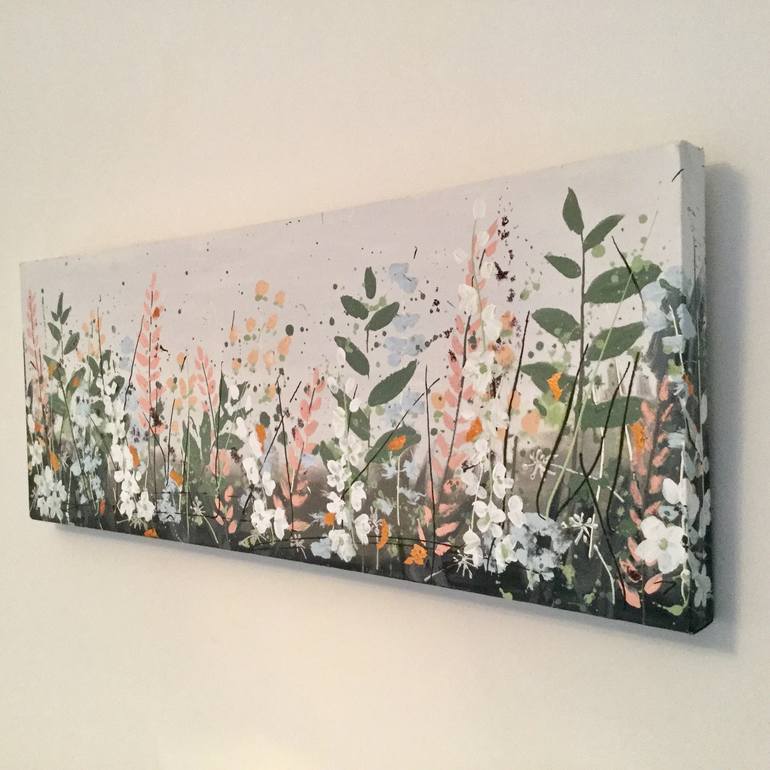 Original Impasto Floral Painting by Elizabeth Westcott