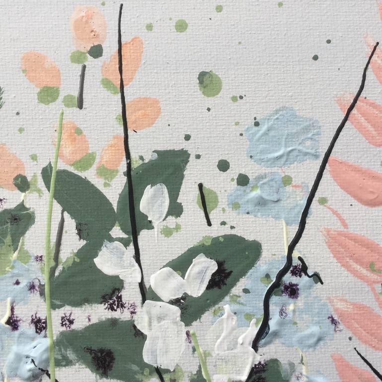 Original Impasto Floral Painting by Elizabeth Westcott