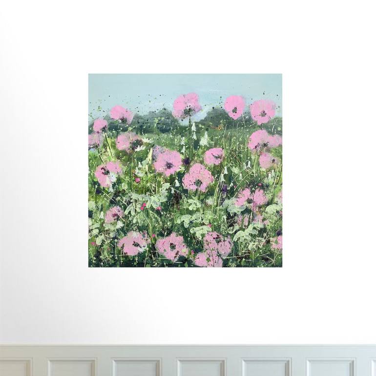 Original Impressionism Floral Painting by Elizabeth Westcott