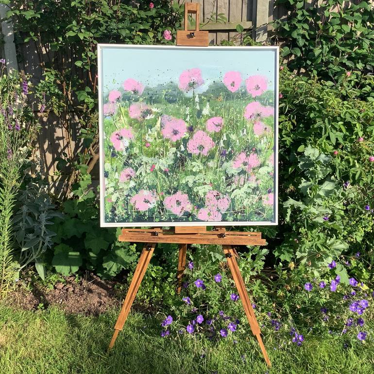 Original Impressionism Floral Painting by Elizabeth Westcott