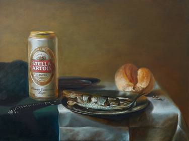Print of Realism Food & Drink Paintings by Ruslan Kolomiyets