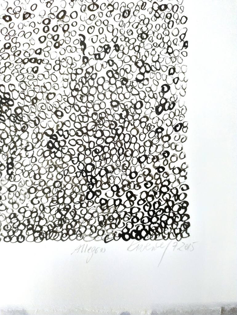 Original Conceptual Abstract Drawing by Hilda Kieseritzky
