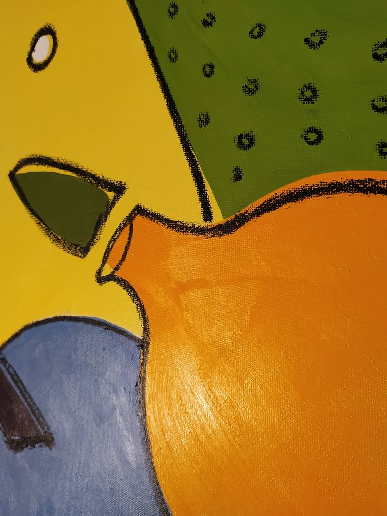 Original Expressionism Garden Painting by Hilda Kieseritzky