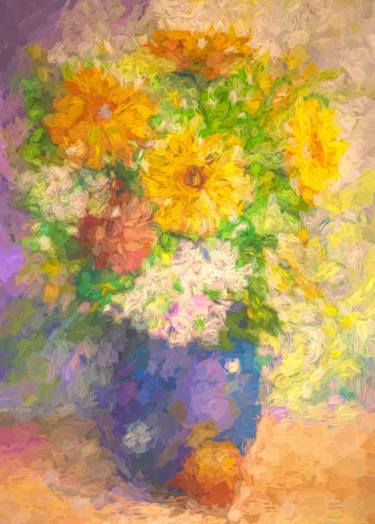Print of Impressionism Floral Digital by Irina Wolfe