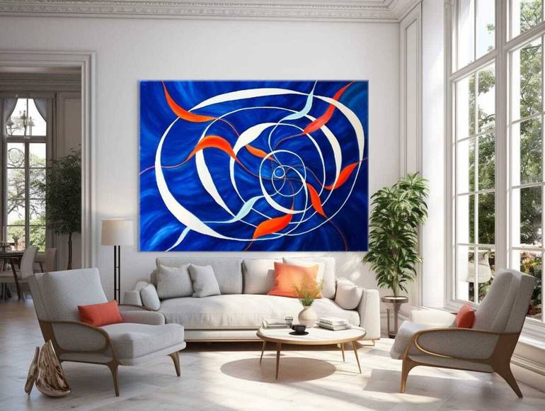 Original Abstract Expressionism Abstract Painting by Marco Raggi